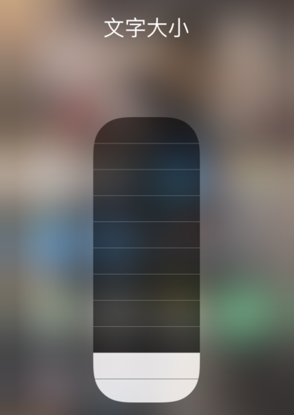 普安苹果手机维修分享小技巧：在 iPhone 控制中心快速调节字体大小 
