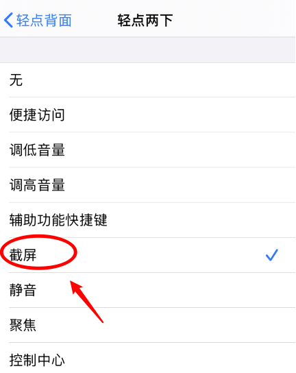 普安苹果手机维修分享iPhone12如何启用双击截屏 